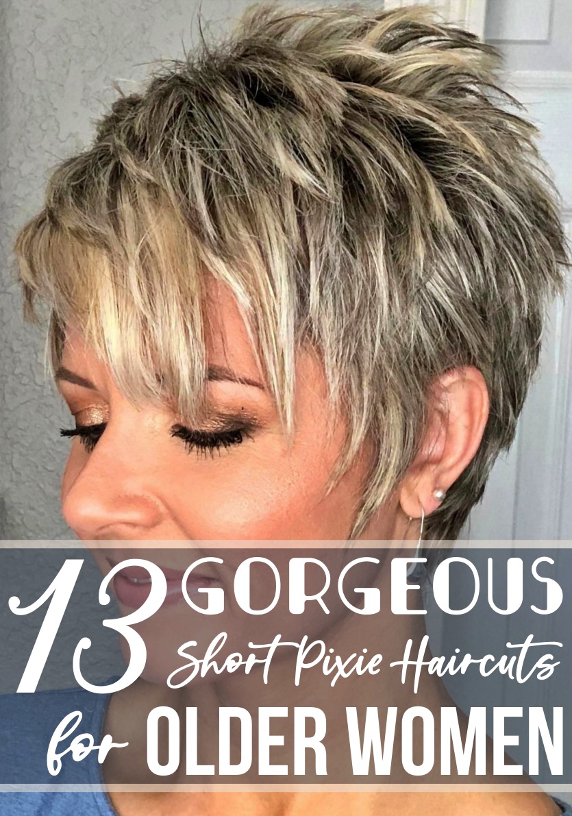 3 Gorgeous Short Pixie Haircuts for Older Women