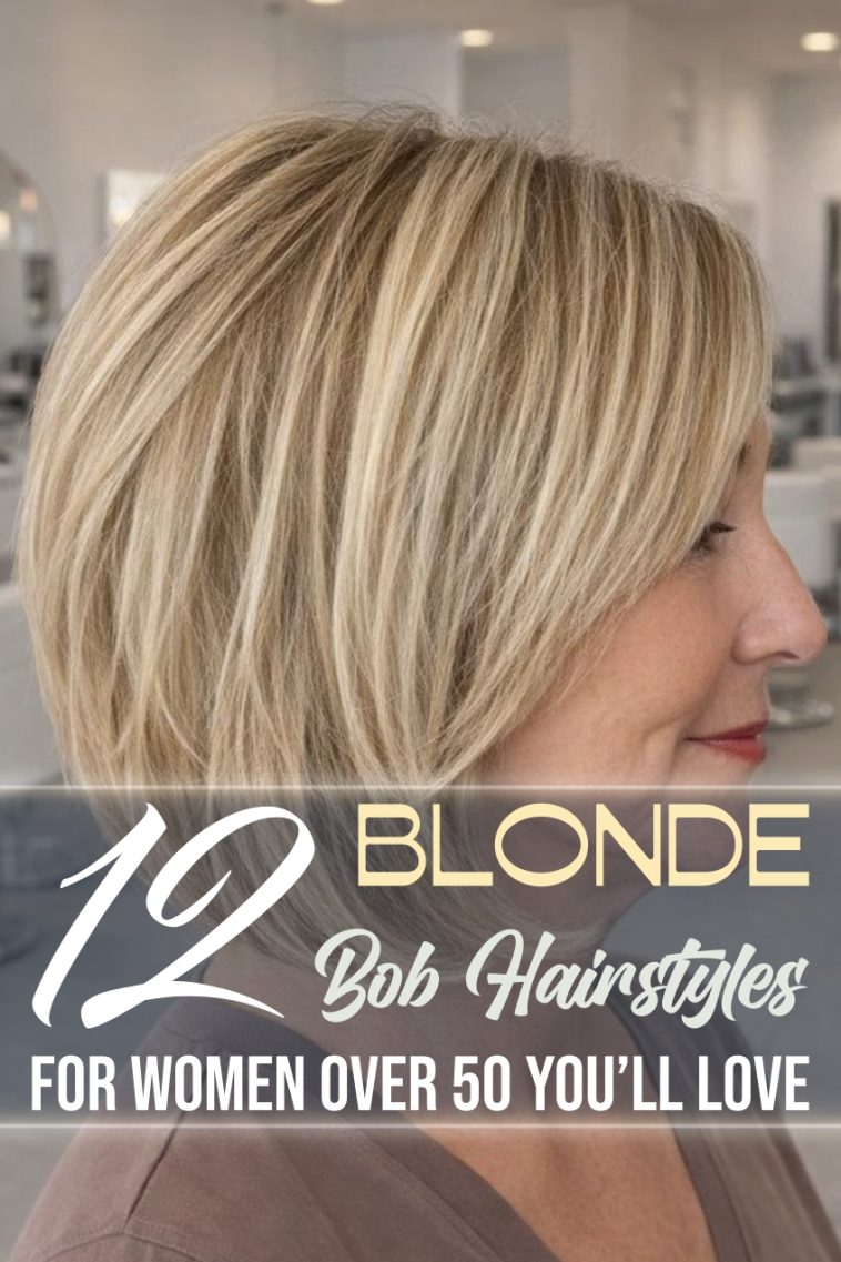 12 Blonde Bob Hairstyles For Women Over 50 You ll Love