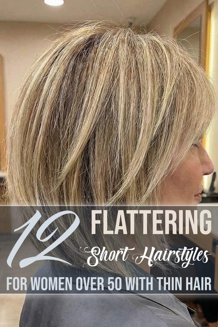 12 Flattering Short Hairstyles For Women Over 50 With Fine Hair